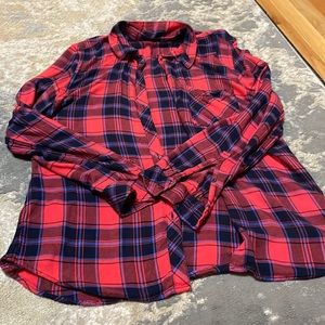 Pink plaid GAP shirt